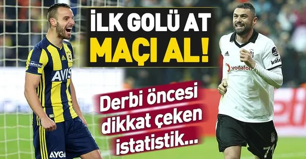 Beşiktaş - Fenerbahçe atılacak ilk gol hiç sıradan değil!