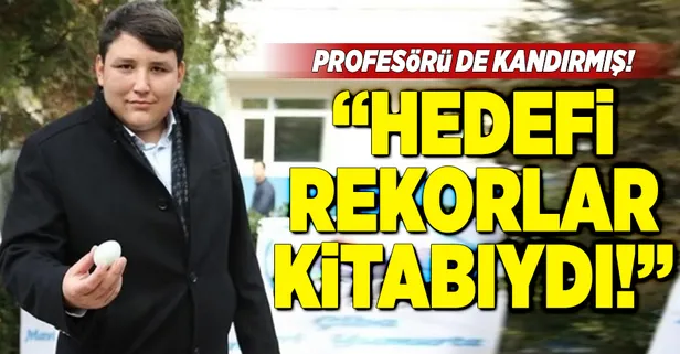 "Tosun'un amacı Guinnes'ti!"