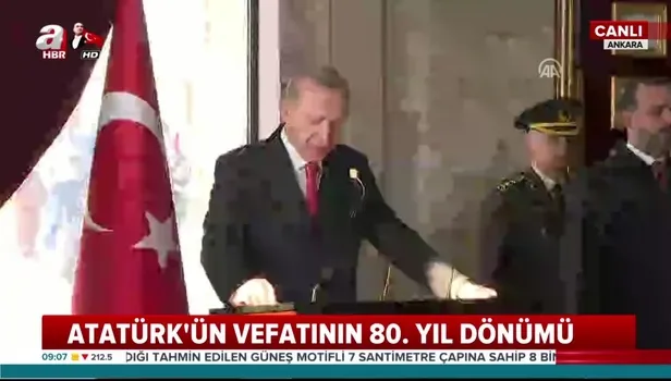 İşte Başkan Erdoğan'ın Atatürk mesajı