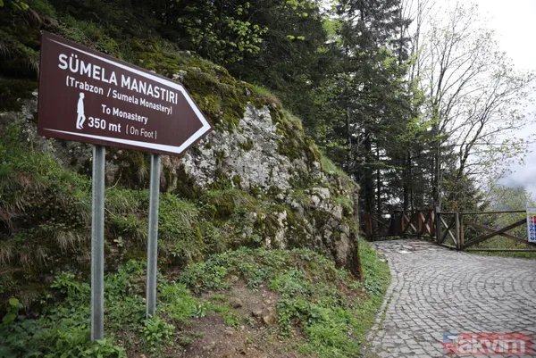 Geçmişi 1600 yıl öncesine dayanıyor: 360 tonluk kaya bitlendi iğneyle kuyu kazıp yeni odalar ortaya çıktı! Sümela Manastırı'na ziyaretçi akını - 2