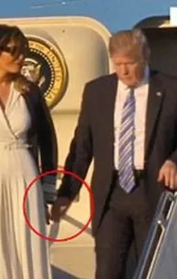 First Lady'den Trump'ı şoke eden hareket