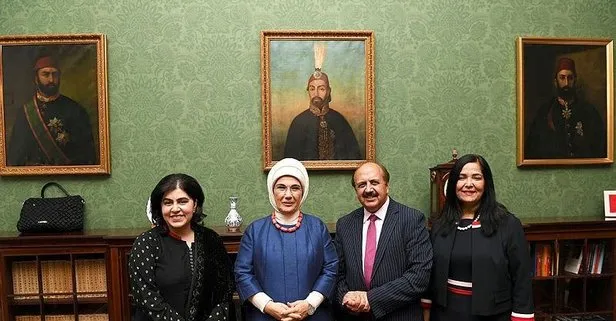 Emine Erdoğan'dan Londra'da önemli temaslar