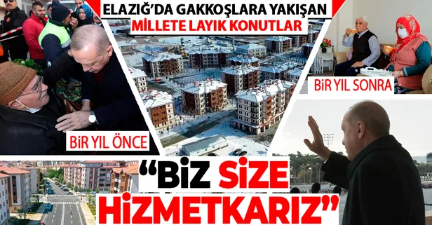 Elazığ depreminin birinci yıl dönümünde Başkan Erdoğan'dan dikkat çeken paylaşım: Biz size hizmetkarız