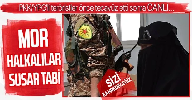 Bölücü terör örgütü PKK/YPG’de teröristler, 17 yaşındaki kıza önce tecavüz etti sonra canlı bomba olmaya zorladı!