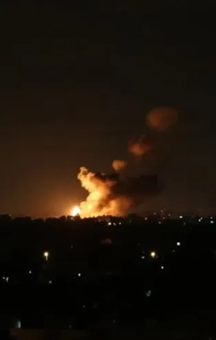 Son dakika... İsrail'den Gazze'ye hava saldırısı