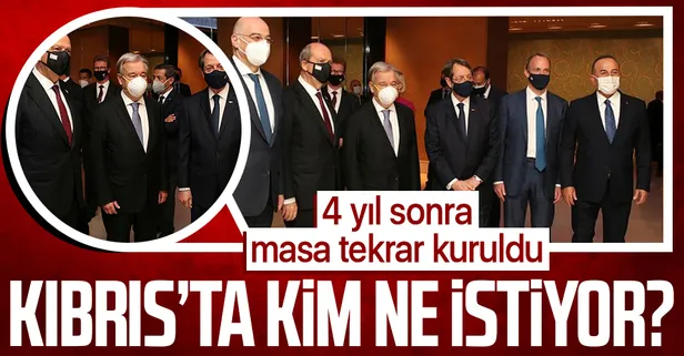 Kıbrıs'ta kim ne istiyor? Görüşmeler 4 yıl sonra tekrar başladı! İşte tarafların teklifleri