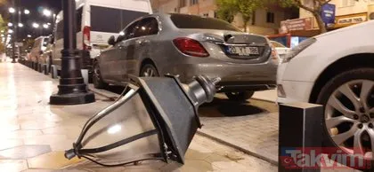 Denizli’de şiddetli fırtına! Duvar yıkıldı...