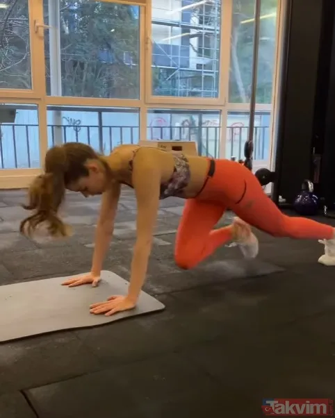 Yalı Çapkını'nın Seyran'ı Afra Saraçoğlu taytını çekti dur durak bilmedi! Çağatay Ulusoy'la aşk itirafının ardından spor pozları olay oldu: "Tazı gibi" - 5