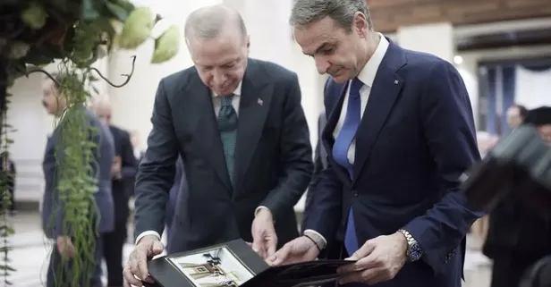 Tespih, börek ve albüm: Başkan Erdoğan-Miçotakis görüşmesinin arka planı