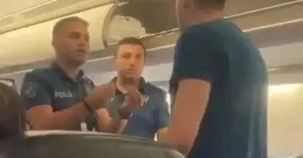 THY uçağında ortalığı birbirine katmıştı! O yolcu tutuklandı