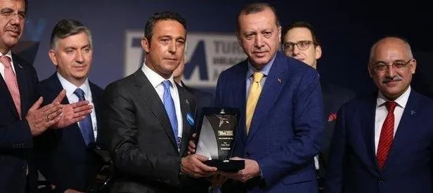 Cumhurbaşkanı Erdoğan’dan Ali Koç’a tebrik
