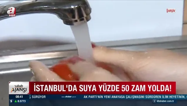 CHP'li İBB yönetimi İstanbul'da suya yüzde 50 zam yapmak istiyor!