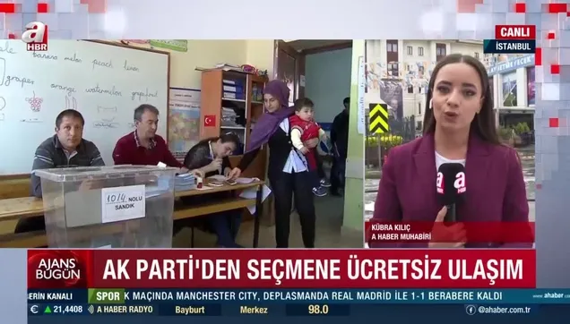 AK Parti’den seçmene ücretsiz ulaşım!