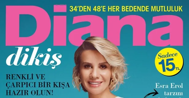 Turkuvaz Dergi Grubu’nun yeni dergisi “Diana Dikiş” çıktı!