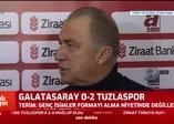 Fatih Terim'den maç sonu bomba açıklama: Bir an evvel bitsin diye oynadılar