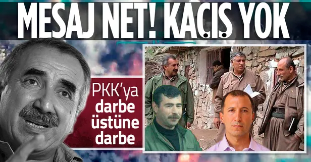 Terör örgütü PKK'ya darbe üstüne darbe! Elebaşlarını net mesaj: Kaçışınız yok