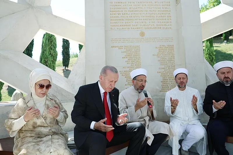 Başkan Erdoğan'dan 15 Temmuz Şehitler Makamı'nda Kur'an-ı Kerim tilaveti-3