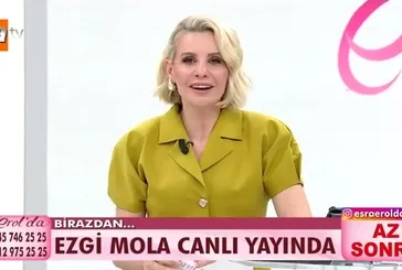 Esra Erol’da programına Ezgi Mola sürprizi!