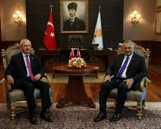Başbakan Yıldırım, Kılıçdaroğlu ile görüştü