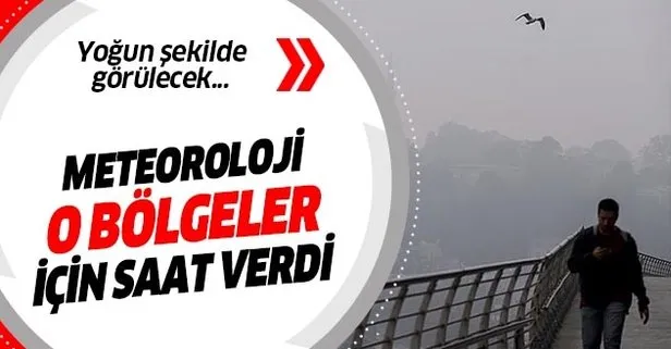Meteoroloji İstanbul ve o bölgeler için saat verdi: Yoğun şekilde geliyor! Bugün hava durumu nasıl olacak?