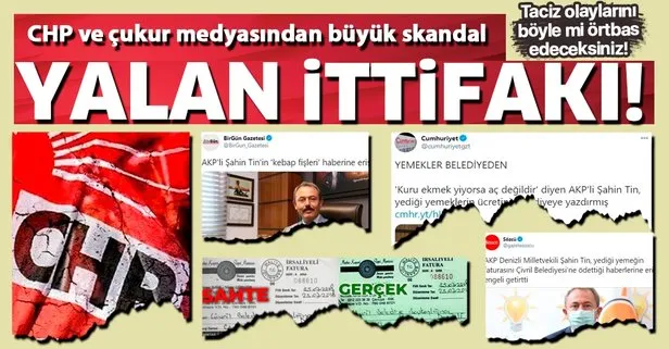 Taciz skandallarıyla köşeye sıkışan CHP ve çukur medyasından büyük skandal: Yalanlanan trajikomik iddiayı servis ettiler