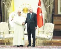 Başkan Erdoğan, Papa 14. Leo’yu Beştepe’de ağırladı