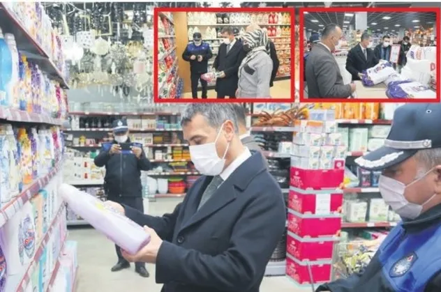 Marketlerdeki fahiş fiyat gözler önüne serildi! Aynı ürün 3 farklı etiket! Belediye başkanı bile şok oldu