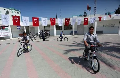 Cumhurbaşkanı Erdoğan’dan Gazzeli çocuklara bisiklet hediyesi