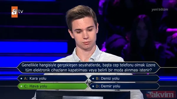 Kim Milyoner Olmak İster'de Fenerbahçe sorusu! Tuttuğu takımın rengini bilemedi veda etti! Kenan İmirzalıoğlu: 'Galatasaray mı sandın?' - 15