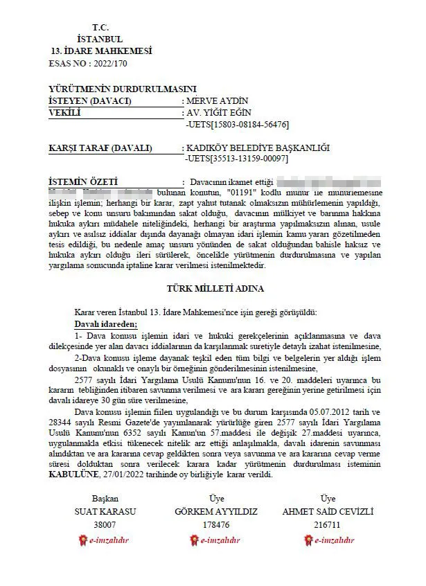 Kadıköy Belediyesi Milli basketbolcu Merve Aydın’ın dairesini mühürledi! Sosyal medyadan isyan: Haklarıma tecavüz-8