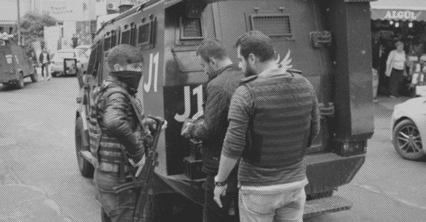 PKK üyesi sınırda enselendi!