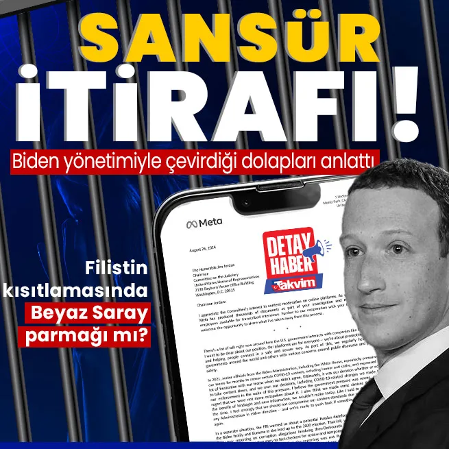 META Kurucusu Mark Zuckerbergten itiraf mektubu: Sansür için Biden yönetimi baskı yaptı
