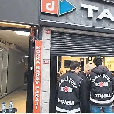 Rüşvet paraları özel kasada