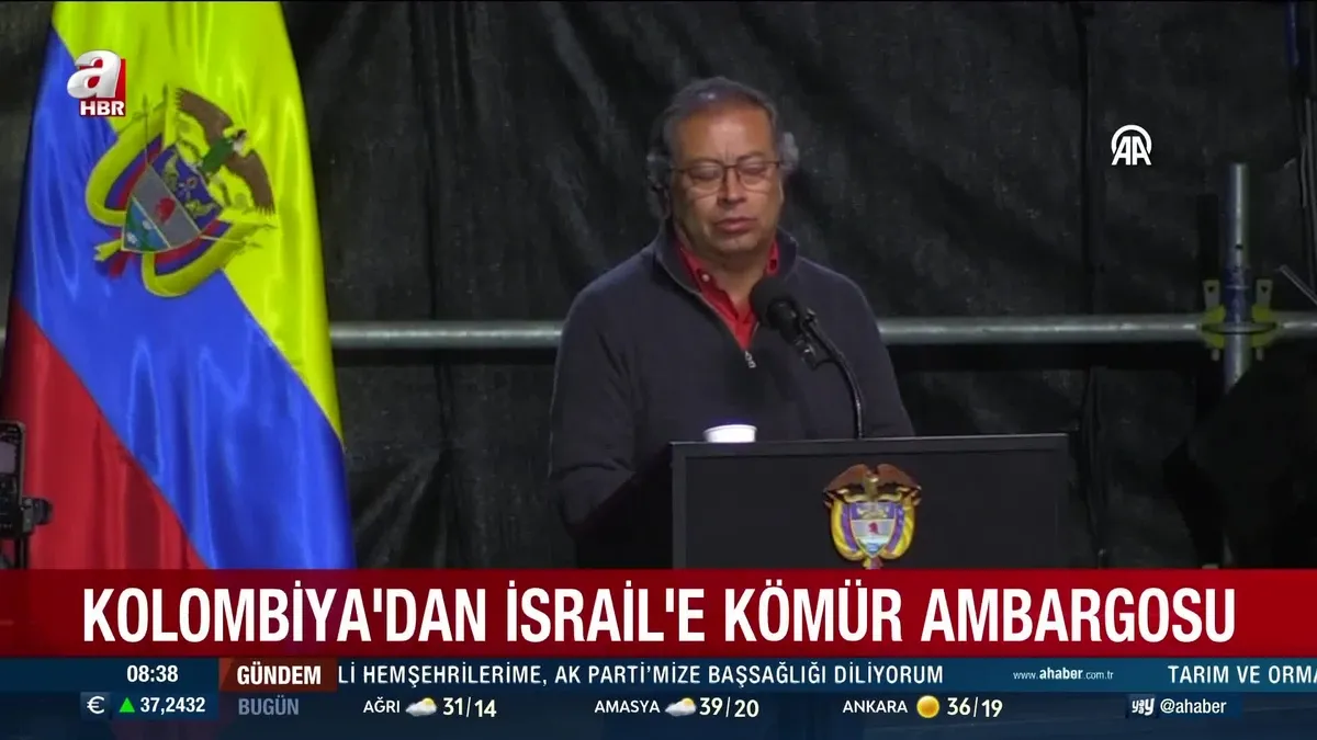 Kolombiya’da İsrail’e kömür ambargosu!