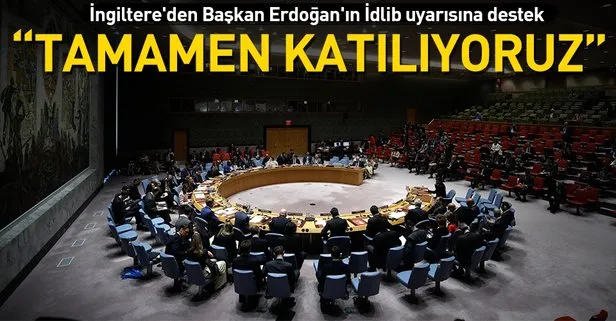 İngiltere'den Başkan Erdoğan'ın İdlib uyarısına destek