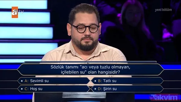 Kenan İmirzalıoğlu'nun sunduğu Kim Milyoner Olmak İster'de yarışmacı 'şov başlıyor' diyerek stüdyoyu kırdı geçirdi! - 27