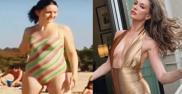 34'lük oyuncu 32 bedene böyle düştü! Yasemin Allen'in ergenlikteki kiloları şoke etti! Haftada 2 gün...