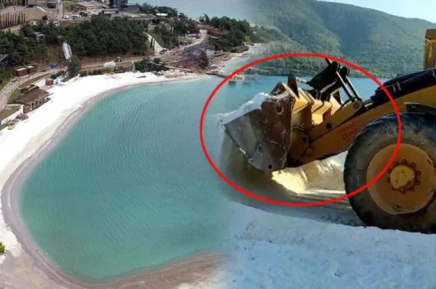 Plaj düzenleme çalışmalarında mermer ve kuvars tozu kullanımına karşın harekete geçildi!