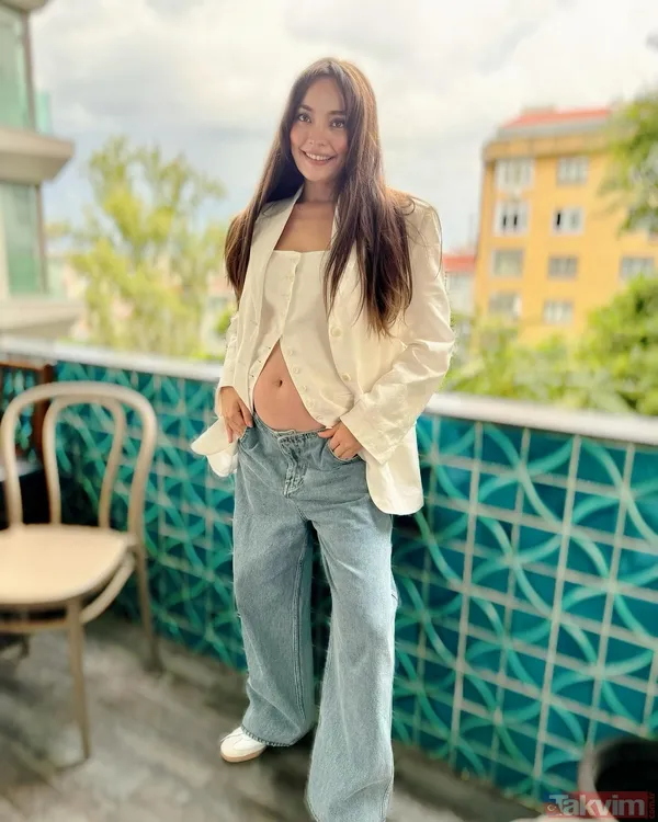 Doğum için gün sayan Zeynep Tuğçe Bayat’tan karnı burnunda pozlar! Cansel Elçin ile 4 yıl önce evlenmişti! - 9