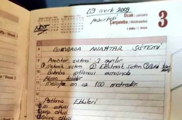 Görevden alınan Kurtalan Belediye Başkanı HDP'li Baran Akgül'ün defterinden bomba tarifi çıktı!