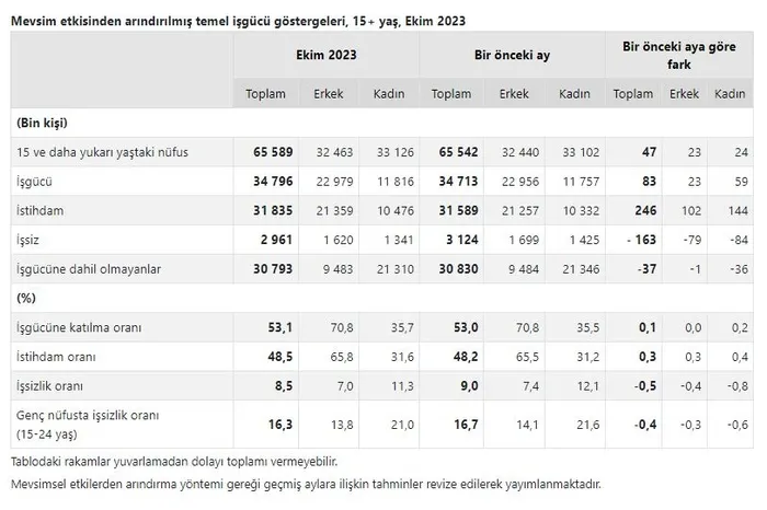 TÜİK verileri açıkladı! İşsizlik oranları Kasım 2012'den bu yana en düşük seviye! Hazine ve Maliye Bakanı Mehmet Şimşek'ten açıklama-4