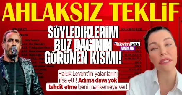 Deniz Akkaya sosyal medyadan Haluk Levent’i bombaladı: Beni mahkemeye ver! | Tehdit mesajları ahlaksız teklif