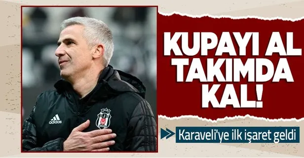 Beşiktaş’tan Önder Karaveli’ye ilk işaret geldi: Kupayı al takımda kal