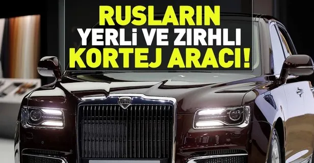 Rusların yerli ve zırhlı otomobili Aurus Senat tanıtıldı