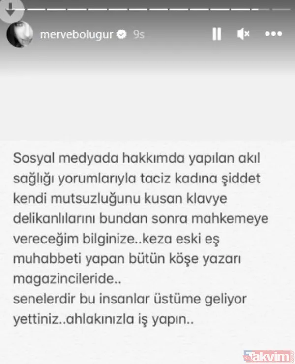 Merve Boluğur durdu durdu fena patladı 'yettiniz senelerdir bu insanlar üzerime geliyor' Boşanacağını açıklayan Merve şimdi de... - 4