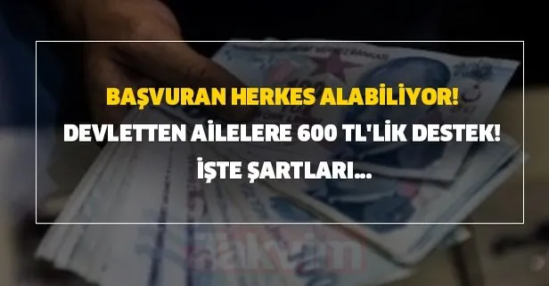 Devletten Ailelere 600 Tl Lik Destek Vatandaslara Buyuk Mujde Takvim