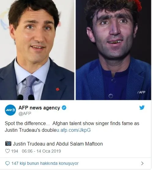 Justin Trudeau'ya rakip çıktı! İşte başbakanın Afgan versiyonu!-3