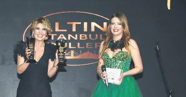 Gülben Ergen, ’Altın İstanbul Ödülleri’ töreninde gurur dolu anlar yaşadı