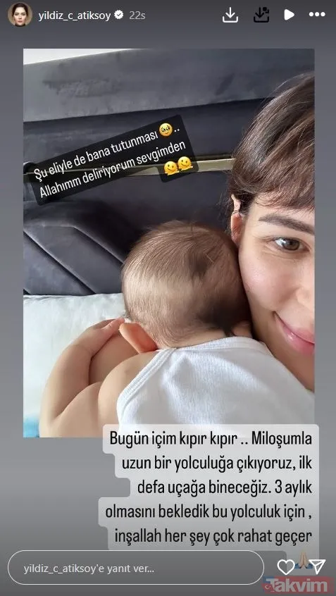 Kuruluş Osman’ın Malhun Hatun’u Yıldız Çağrı Atiksoy’un tatlı telaşı! 3 aylık kızıyla paylaştı: “Bugün içim kıpır kıpır...” - 9