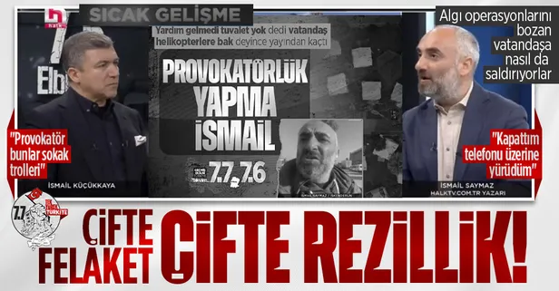 İsmail Saymaz ve İsmail Küçükkaya'dan bir skandal daha! Tepki gösteren vatandaşa 'provokatör' dediler... "Üzerine yürüdüm"